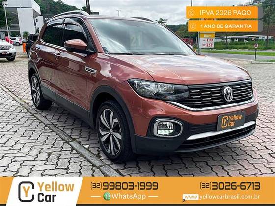 VOLKSWAGEN T-CROSS 1.4 250 TSI TOTAL FLEX HIGHLINE AUTOMÁTICO VOLKSWAGEN T-CROSS 1.4 250 TSI TOTAL FLEX HIGHLINE AUTOMÁTICO